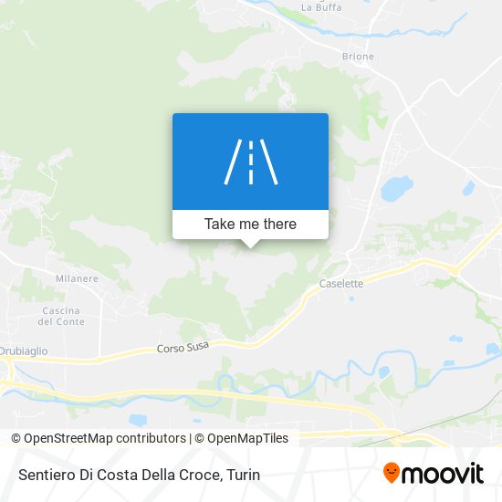 Sentiero Di Costa Della Croce map