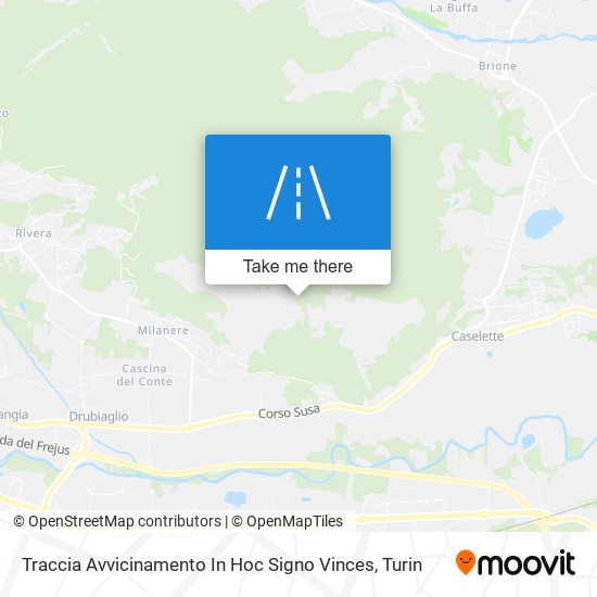 Traccia Avvicinamento In Hoc Signo Vinces map