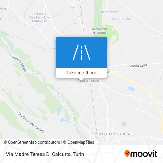 Via Madre Teresa Di Calcutta map
