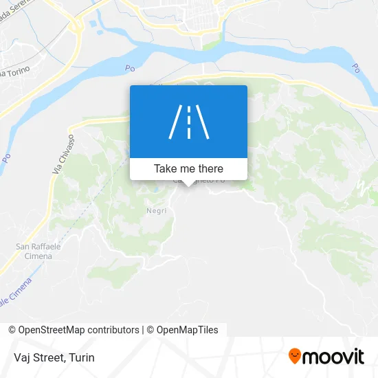 Vaj Street map