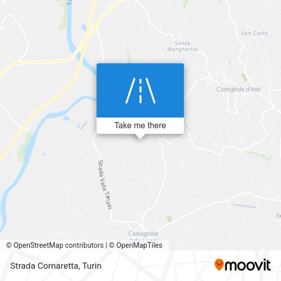 Strada Cornaretta map