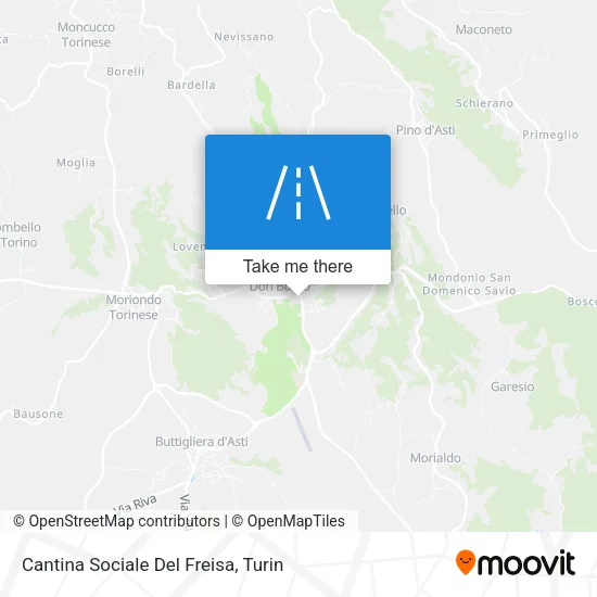 Cantina Sociale Del Freisa map