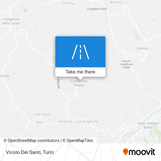 Vicolo Dei Santi map