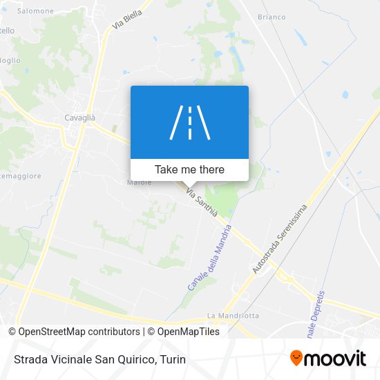 Strada Vicinale San Quirico map
