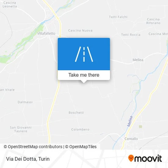 Via Dei Dotta map