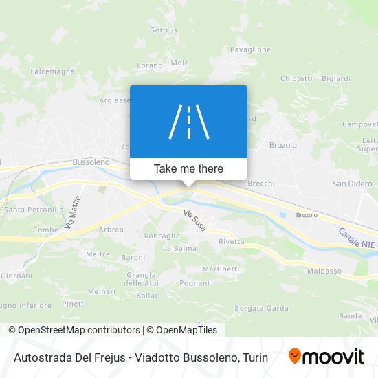 Autostrada Del Frejus - Viadotto Bussoleno map