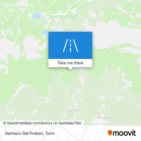 Sentiero Del Prebéc map