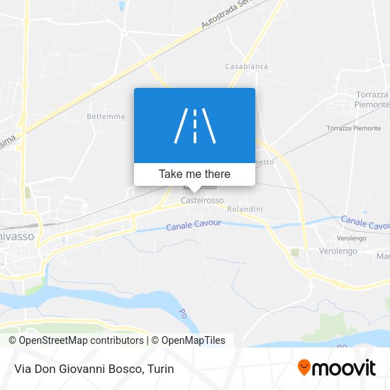Via Don Giovanni Bosco map