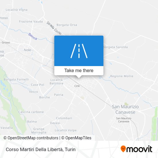Corso Martiri Della Libertà map