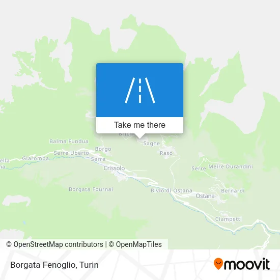 Borgata Fenoglio map