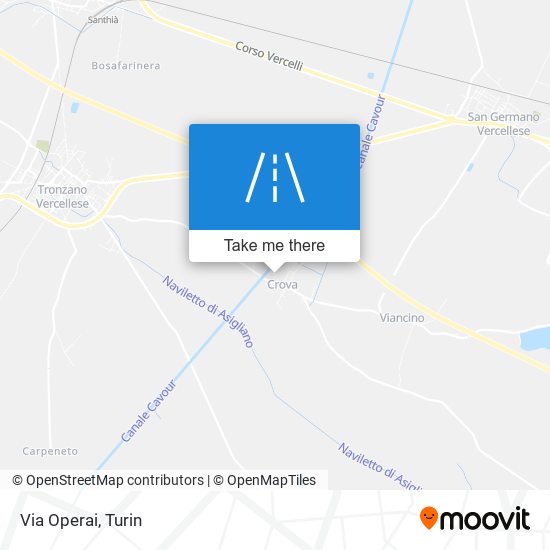 Via Operai map