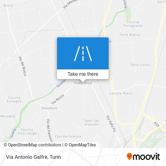 Via Antonio Galfrè map