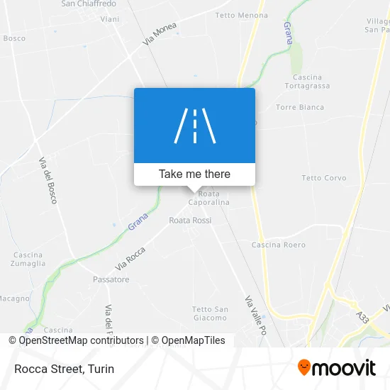 Rocca Street map
