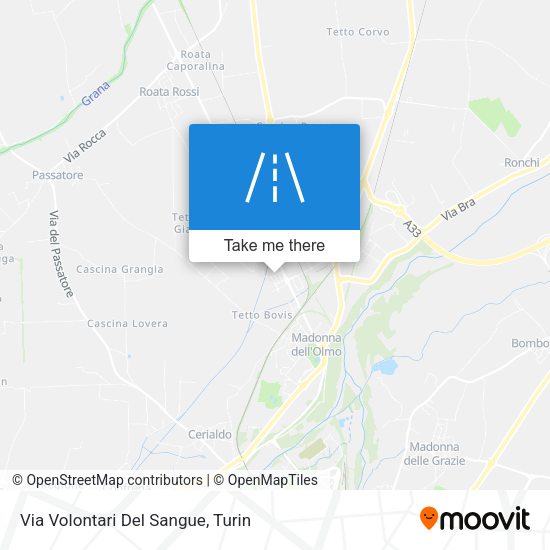 Via Volontari Del Sangue map