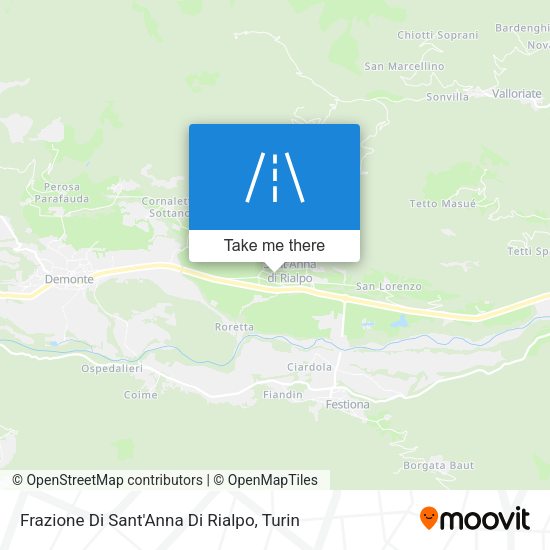 Frazione Di Sant'Anna Di Rialpo map