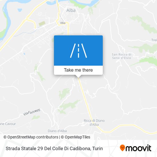 Strada Statale 29 Del Colle Di Cadibona map