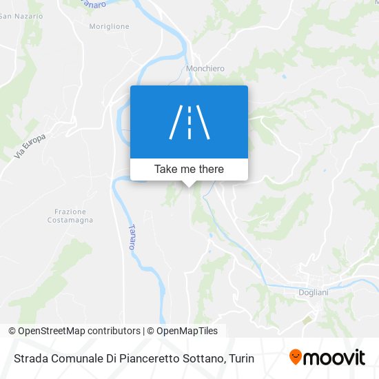 Strada Comunale Di Pianceretto Sottano map