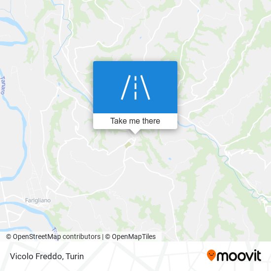 Vicolo Freddo map