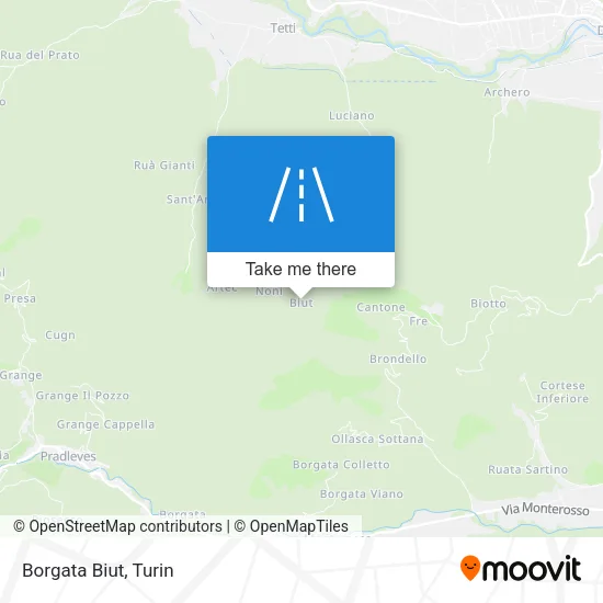 Borgata Biut map