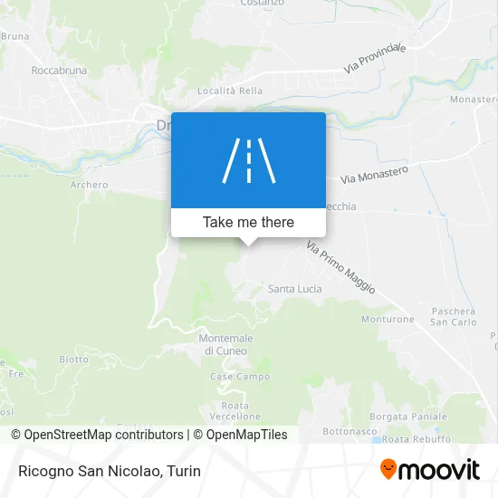 Ricogno San Nicolao map