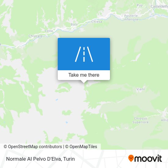 Normale Al Pelvo D'Elva map