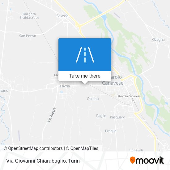 Via Giovanni Chiarabaglio map
