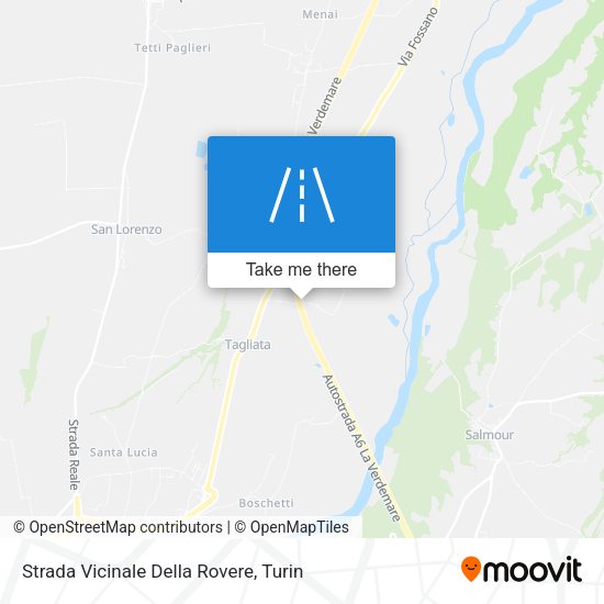 Strada Vicinale Della Rovere map