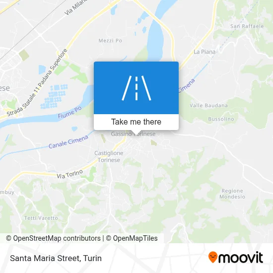 Santa Maria Street map