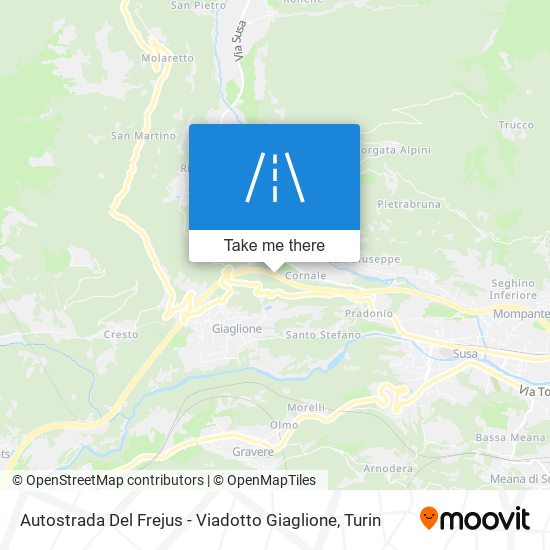 Autostrada Del Frejus - Viadotto Giaglione map