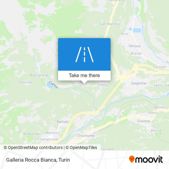Galleria Rocca Bianca map