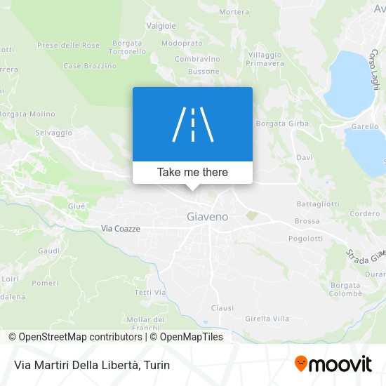 Via Martiri Della Libertà map
