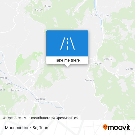 Mountainbrick 8a map