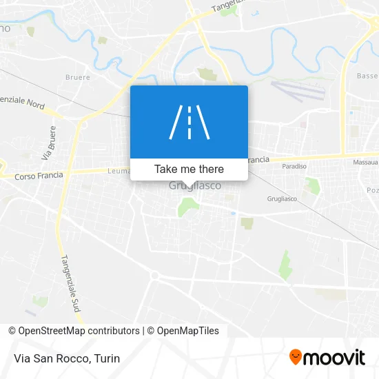 Via San Rocco map