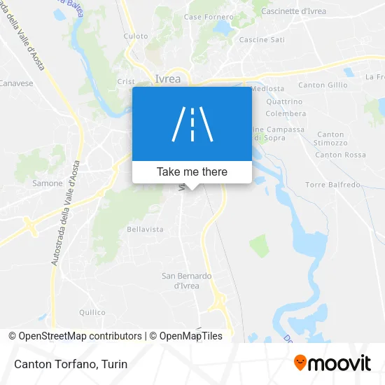 Canton Torfano map