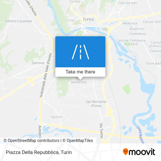 Repubblica Square map