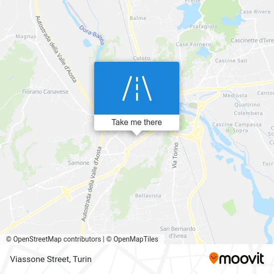 Viassone Street map