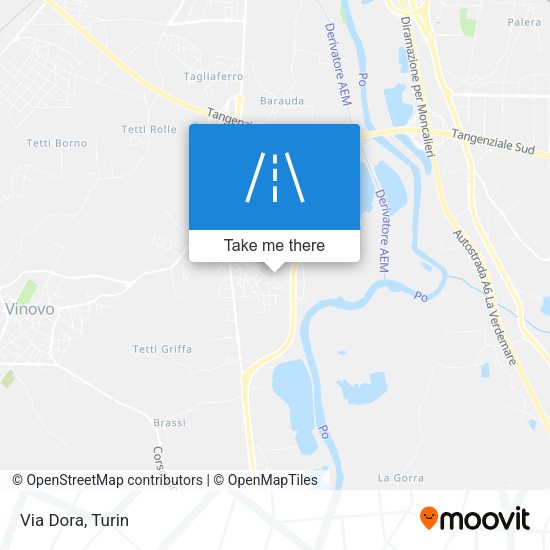 Via Dora map