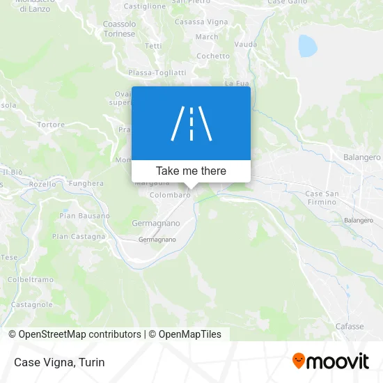 Case Vigna map