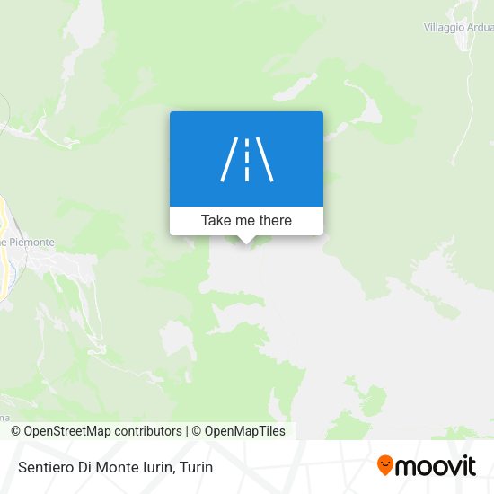Sentiero Di Monte Iurin map