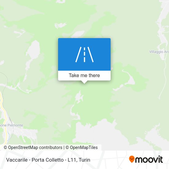 Vaccarile - Porta Colletto - L11 map