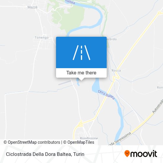 Ciclostrada Della Dora Baltea map