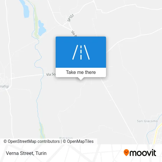 Verna Street map