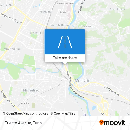 Trieste Avenue map