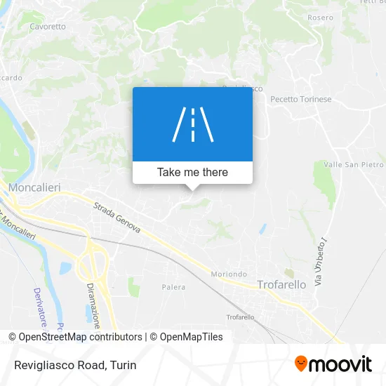 Revigliasco Road map