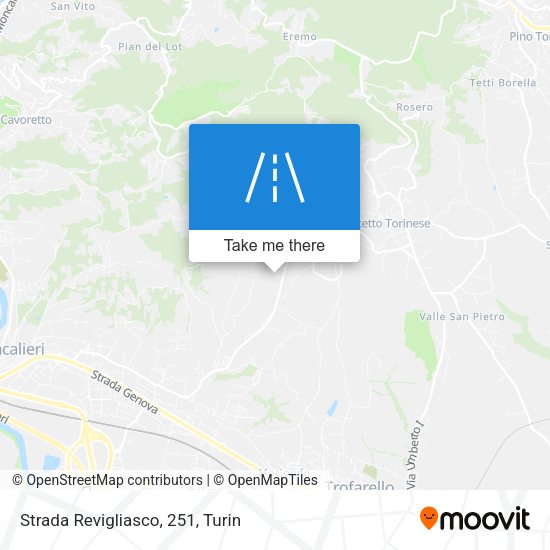 Strada Revigliasco, 251 map
