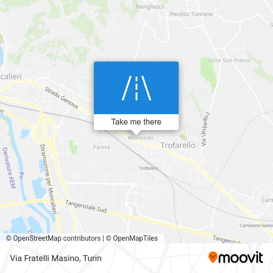 Via Fratelli Masino map