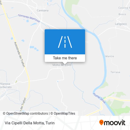 Via Cipelli Della Motta map