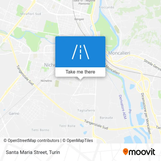 Santa Maria Street map