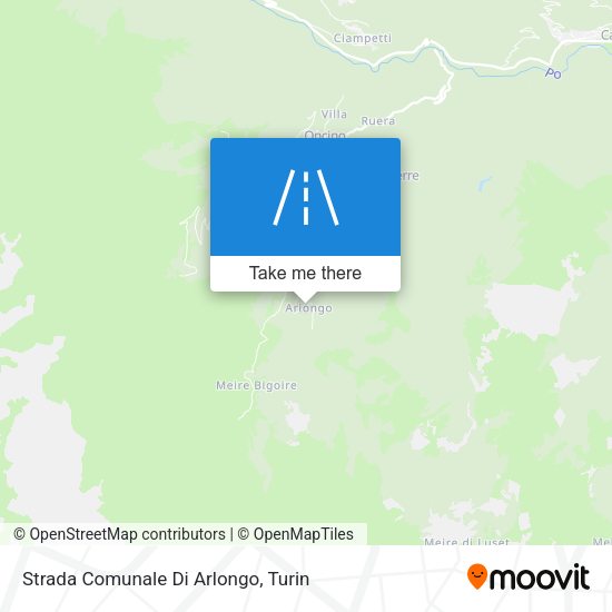 Strada Comunale Di Arlongo map