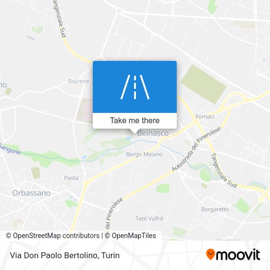 Via Don Paolo Bertolino map